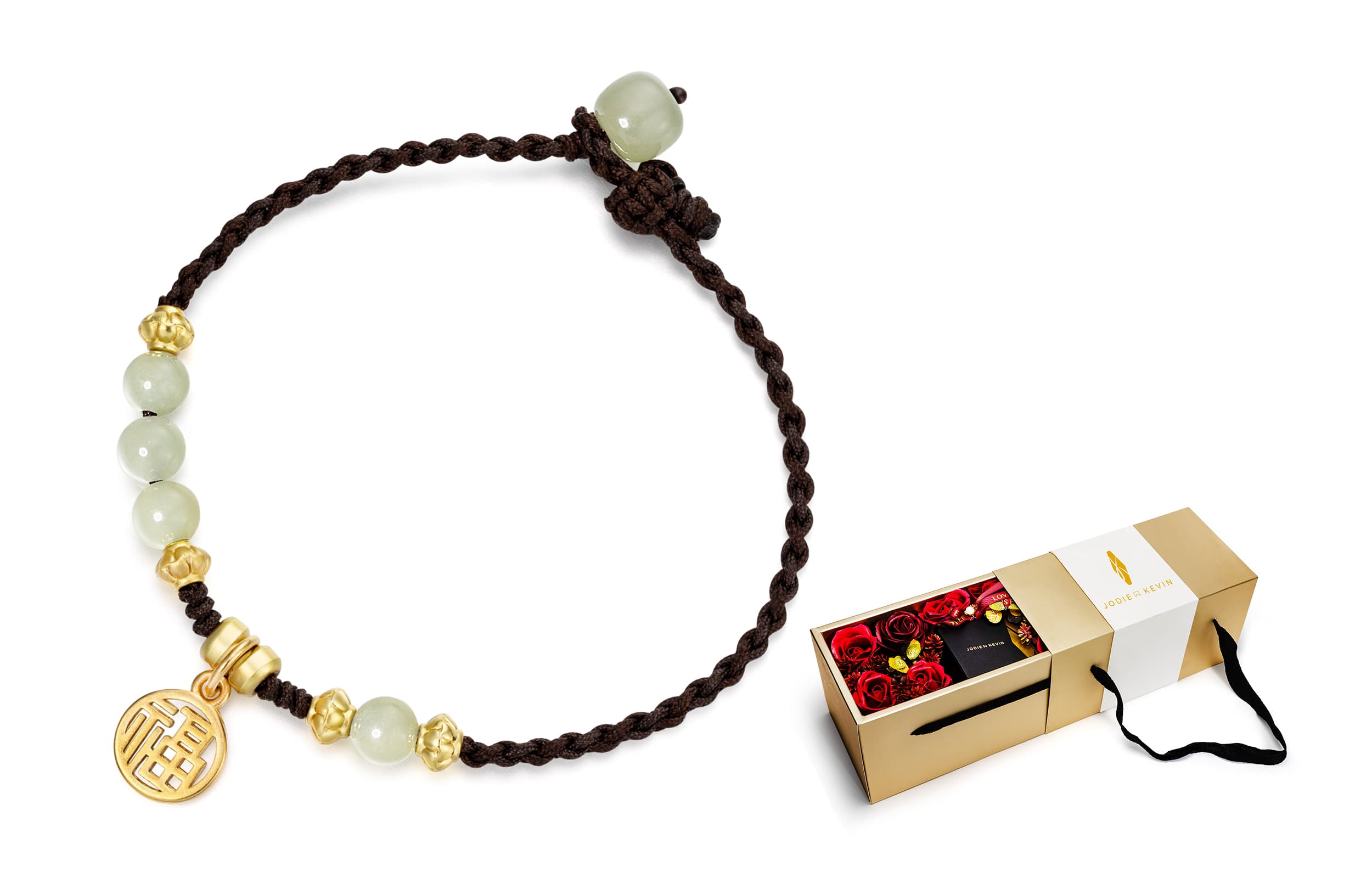 Браслет Jodie&Kevin с цветной глазурью, изысканная коробка, унисекс