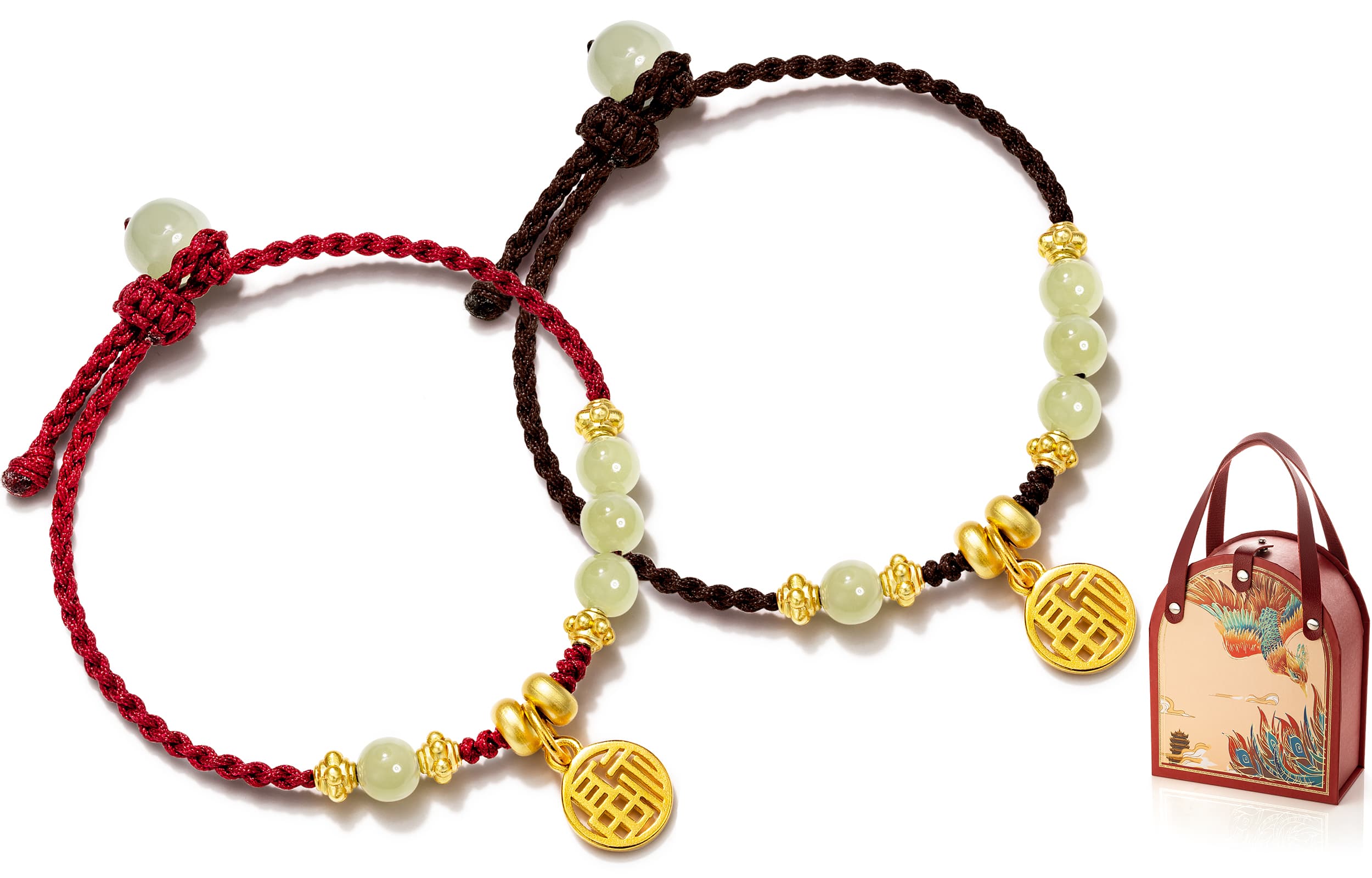 Браслет Jodie&Kevin с цветной глазурью, изысканная коробка, унисекс