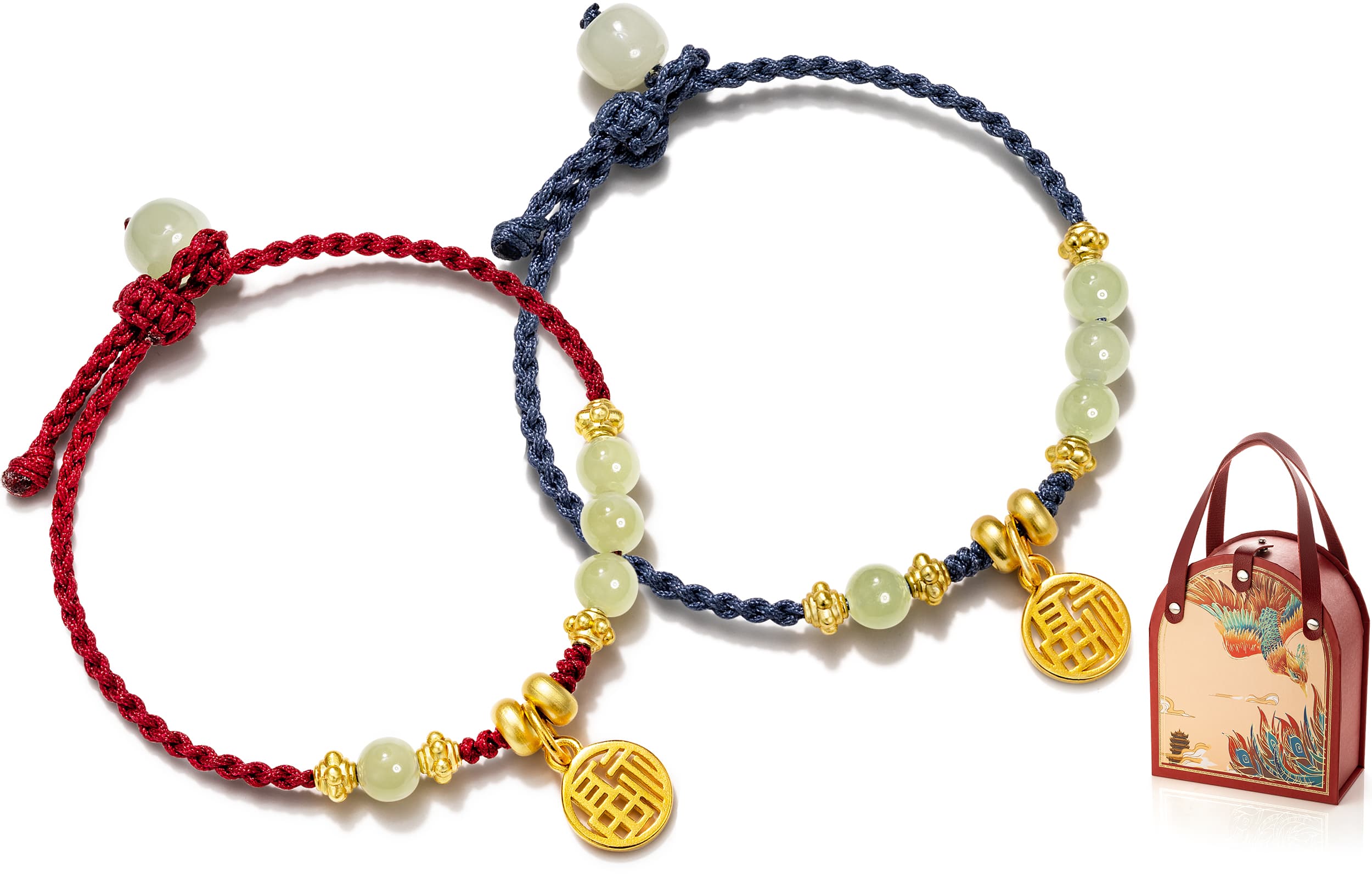 Браслет Jodie&Kevin с цветной глазурью, изысканная коробка, унисекс