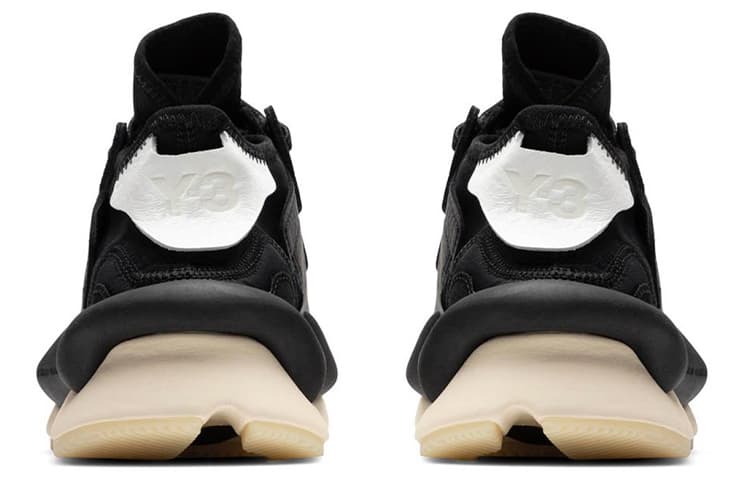 Adidas Y 3 Kaiwa «Черный кремово-белый»