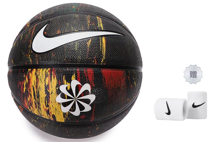 Nike Rubber Basketball, черный, размер 7, тренировочный унисекс