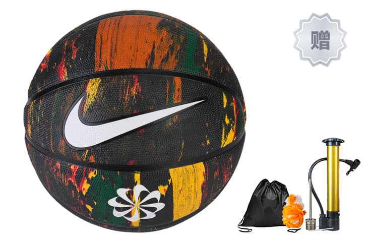 Nike Rubber Basketball, черный, размер 7, тренировочный унисекс