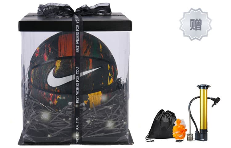 Nike Rubber Basketball, черный, размер 7, тренировочный унисекс