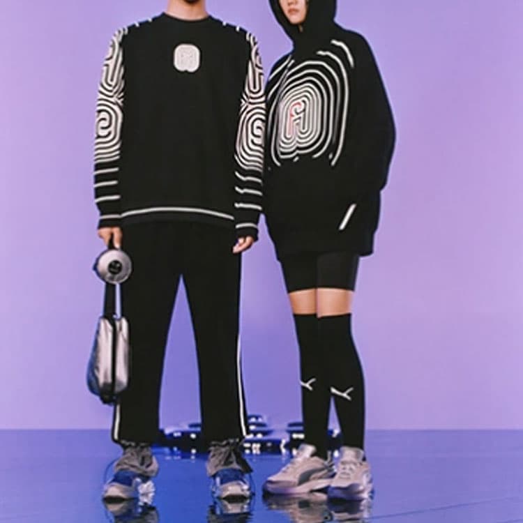 Толстовки Pronounce X PUMA унисекс, черные