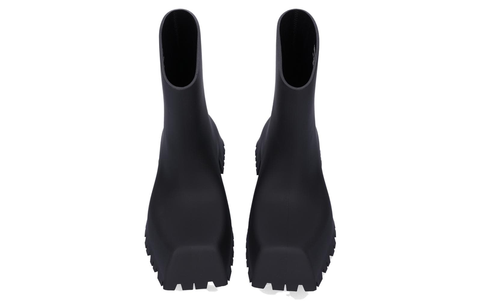 Резиновые сапоги Balenciaga Trooper 50 мм, черные, женские