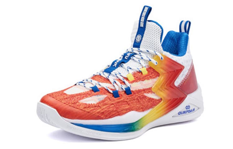 361° Big3 2.0 Q Bouncy Cushioning Mid-Top Performance Баскетбольные кроссовки мужские Vermilion Orange