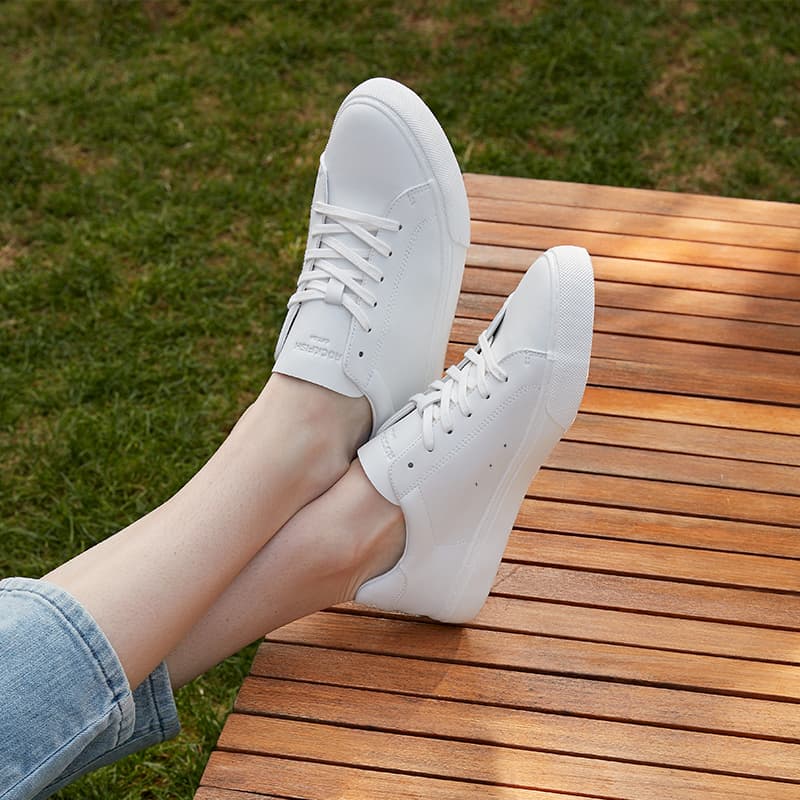 Rockfish Coverage Нескользящие легкие дышащие низкие туфли для скейтборда женские белые