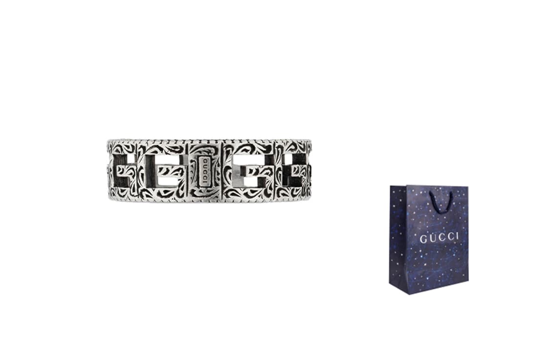 Кольца GUCCI из стерлингового серебра 925 пробы унисекс