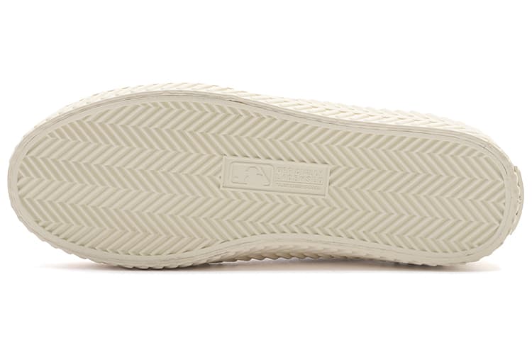 Износостойкие и легкие парусиновые туфли с низким берцем MLB Playball Monogram, унисекс, белые