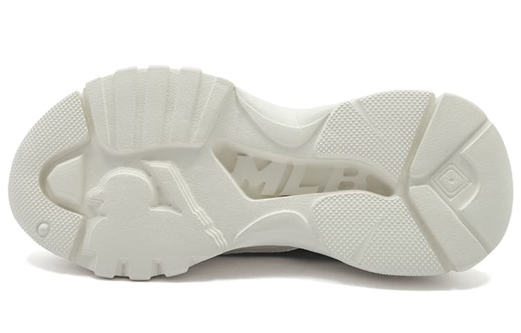 MLB Chunky High Устойчивые к истиранию низкие кроссовки на массивной подошве унисекс, черные