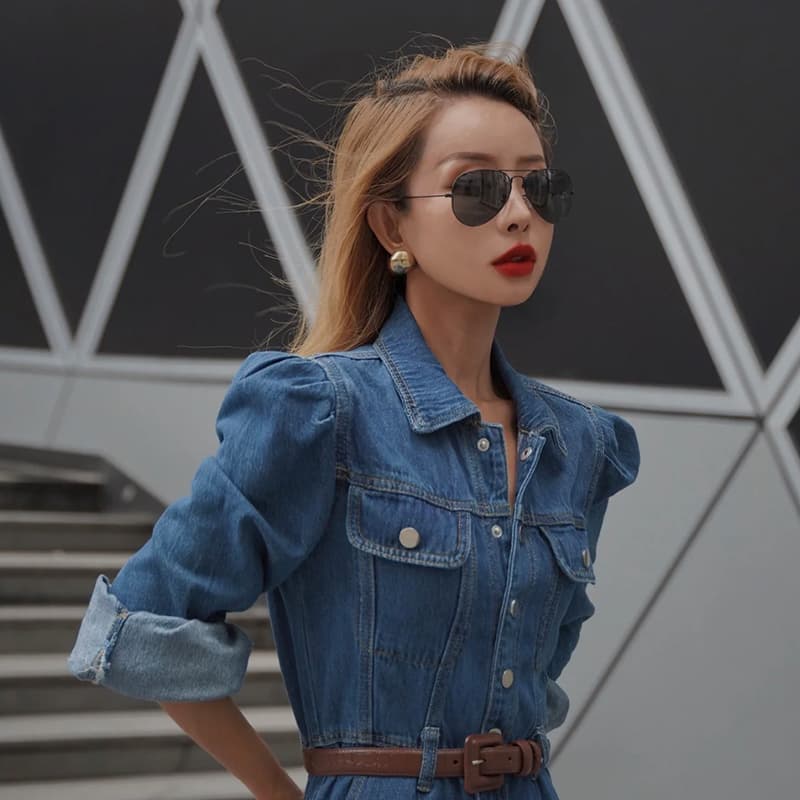 PULAIS Солнцезащитные очки-авиаторы унисекс