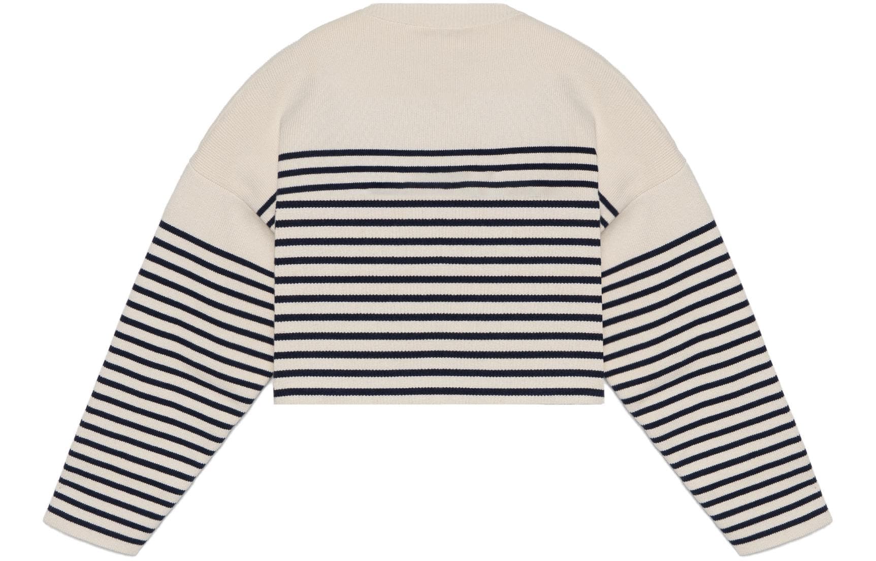 CELINE SS22 Вязаный хлопковый свитер в полоску