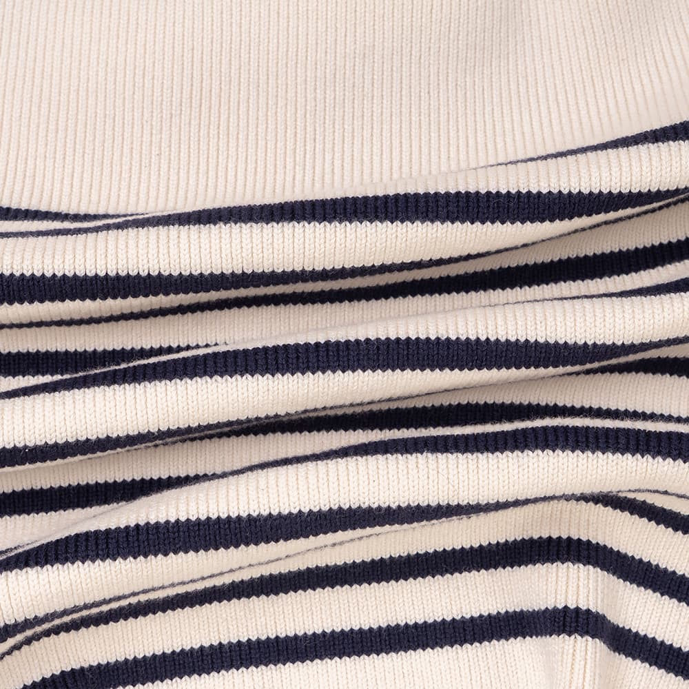 CELINE SS22 Вязаный хлопковый свитер в полоску