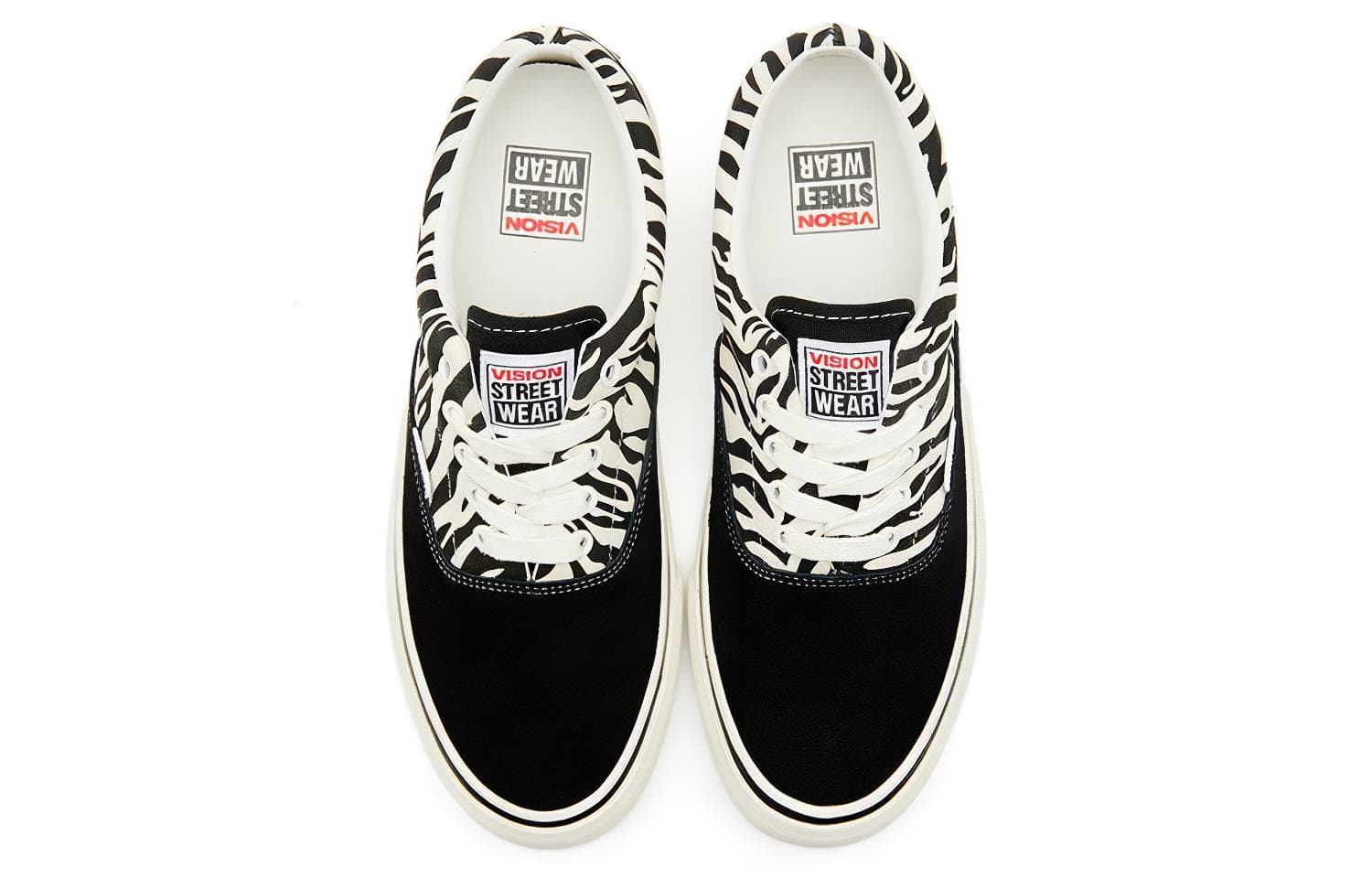 Кроссовки Vision Street Wear плюс нескользящие низкие туфли для скейтборда унисекс, черный, белый цвет