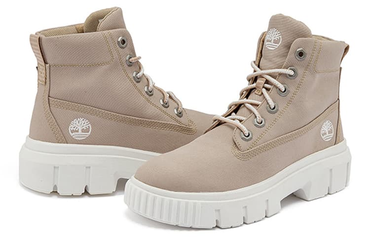 Женские ботинки Timberland Greyfield, светло-бежевый холст