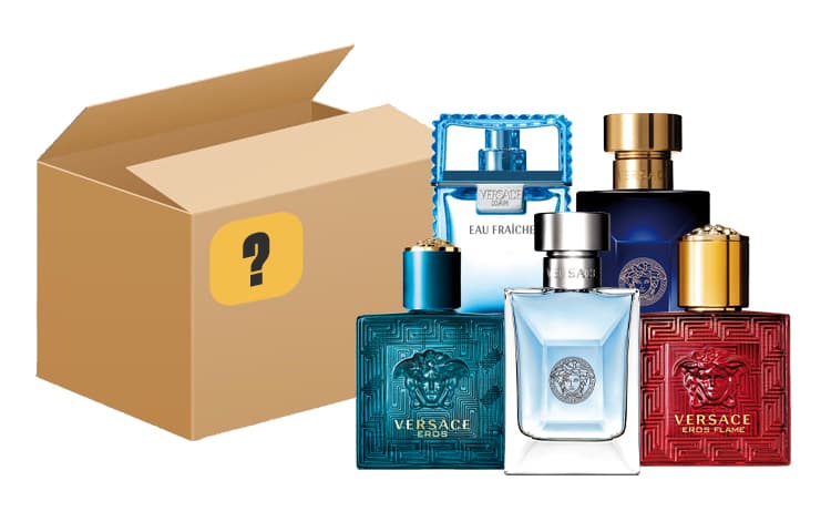 VERSACE Mini Men's Perfumes Woody Notes Fougere Eau De Toilette 5ml Lemon Orange Bitter Orange