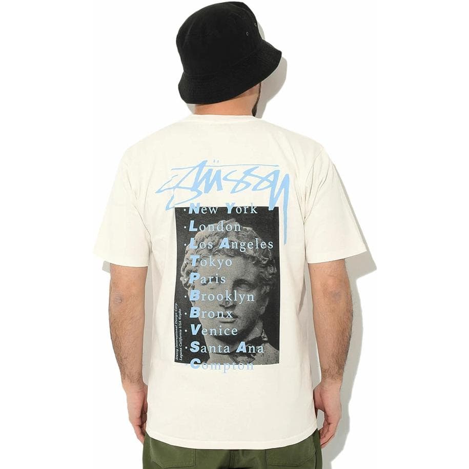 Футболка Stussy Statue, окрашенная пигментом