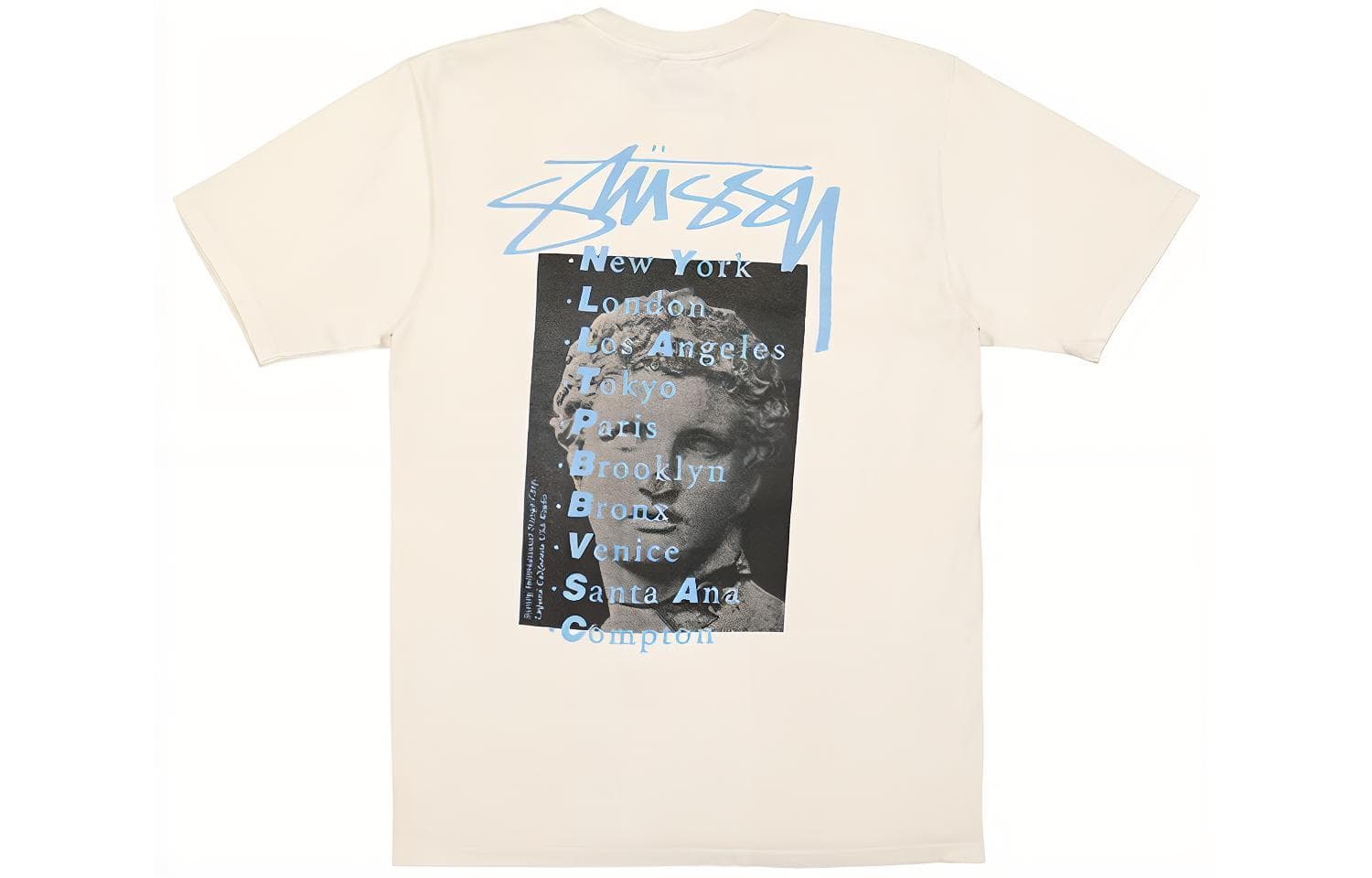 Футболка Stussy Statue, окрашенная пигментом