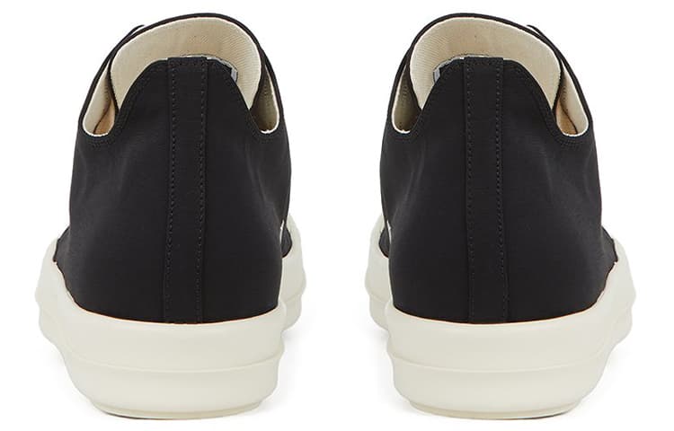 Rick Owens DRKSHDW Низкий хлопок Нейлон Черный Молочный