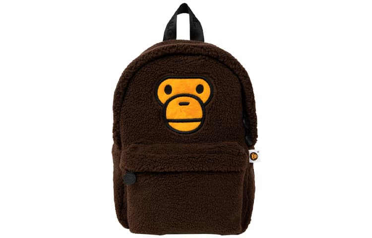 A BATHING APE Polyester Backpack Regular Unisex Brown