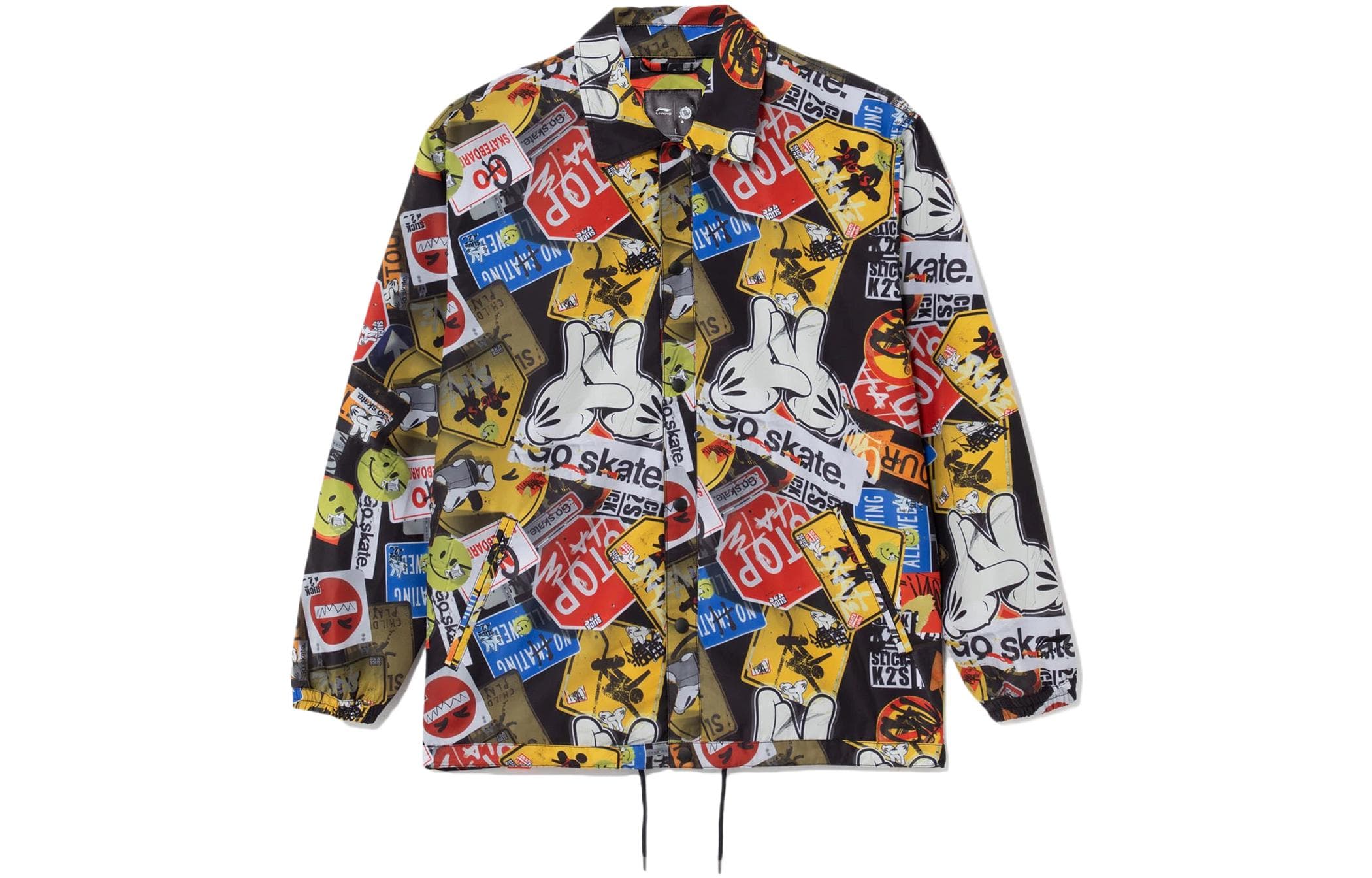LiNing Skateboard Jacket Men's Black Yellow