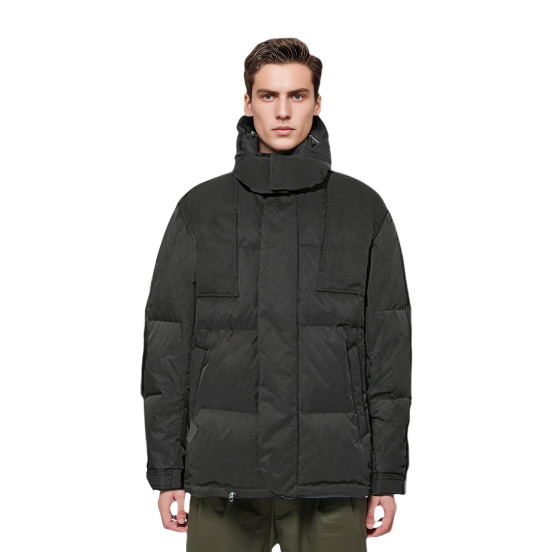 UNIQLO Пуховики мужские черные