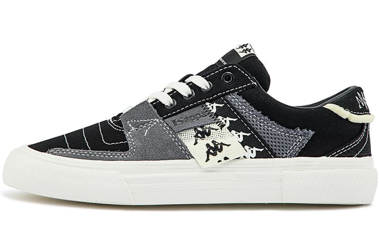 Kappa Low-Top Skateboard Shoes Unisex Black