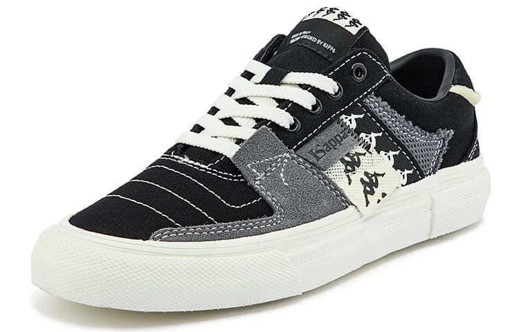 Туфли для скейтборда Kappa с низким берцем унисекс, черные