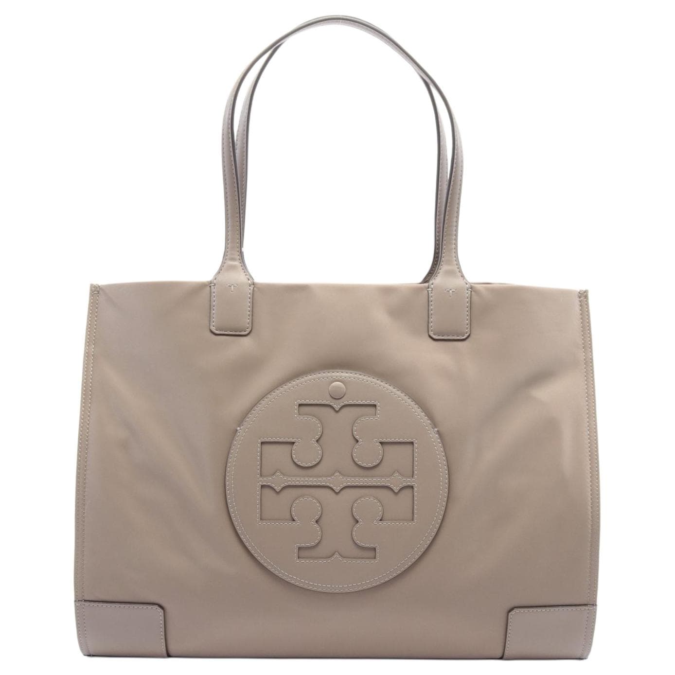 TORY BURCH Ella Polyamide Tote Bag Shopping Bag Handbag Shoulder Bag Women's Gray
