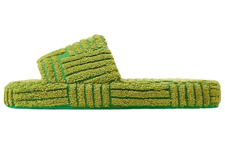 Bottega Veneta Resort Geometric Sandal Parakeet Kiwi