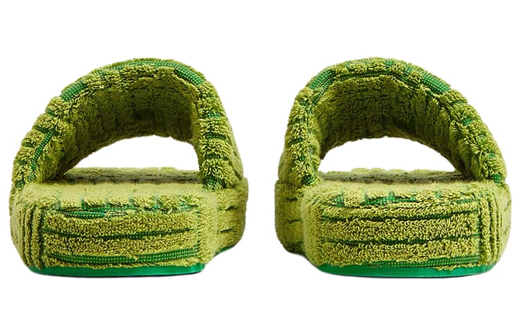 Сандалии Bottega Veneta Resort Geometric Parakeet Kiwi