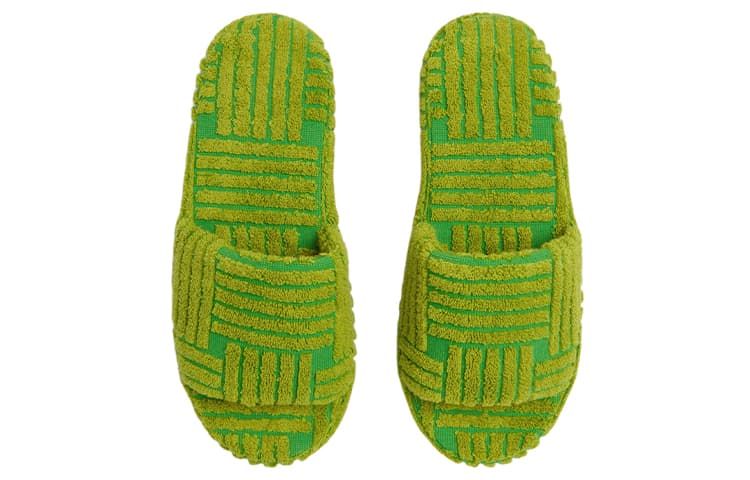 Сандалии Bottega Veneta Resort Geometric Parakeet Kiwi