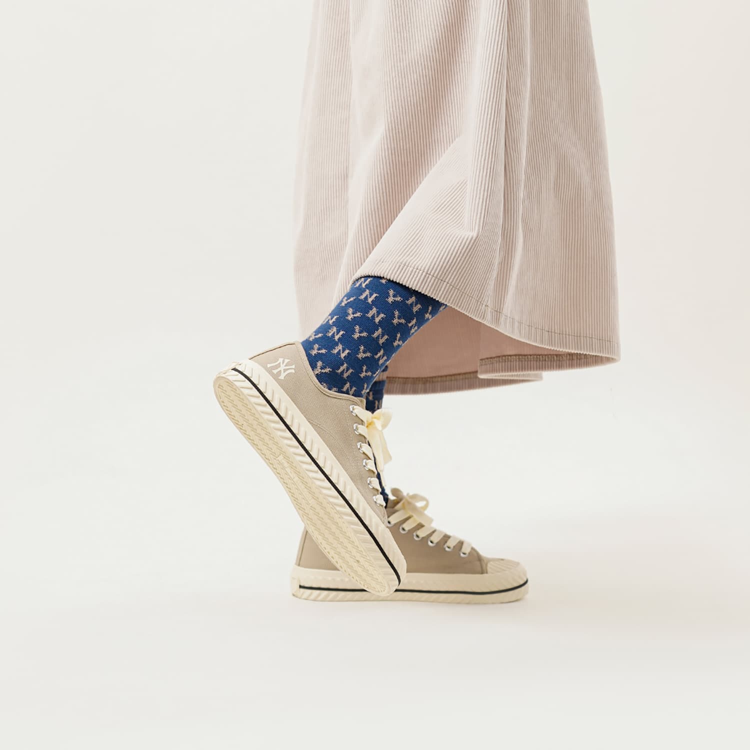 MLB Playball Износостойкие низкие кеды Playball Origin из парусины унисекс Бежевый Желтый