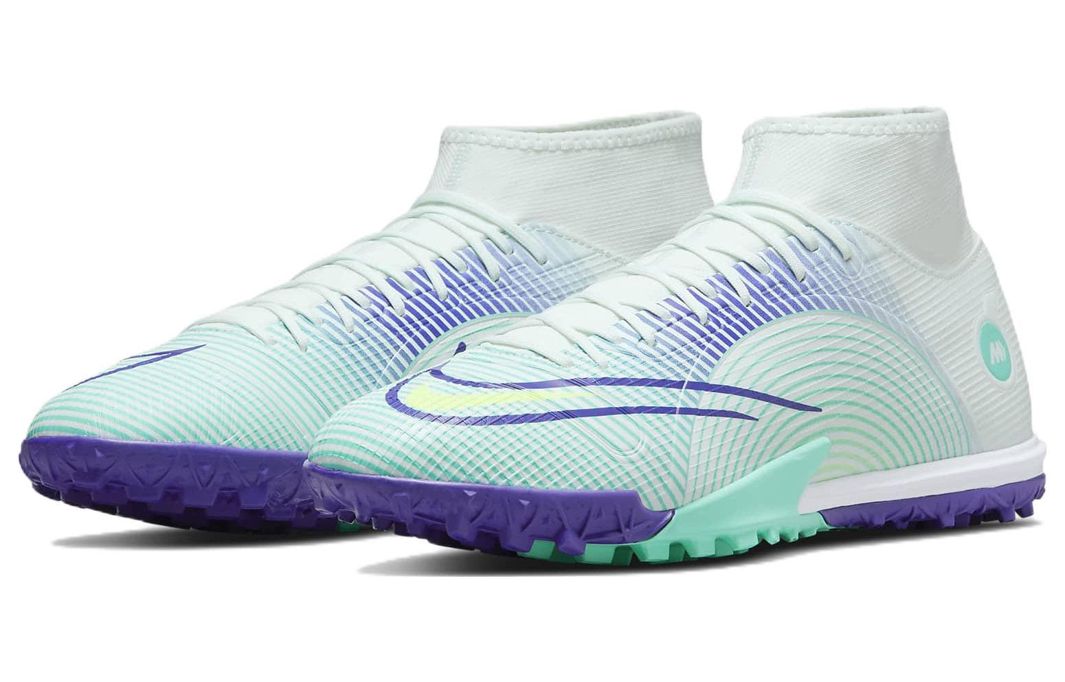 Кроссовки Nike Mercurial Superfly 8 Academy Dream Speed ​​TF Turf 'White Teal Purple'