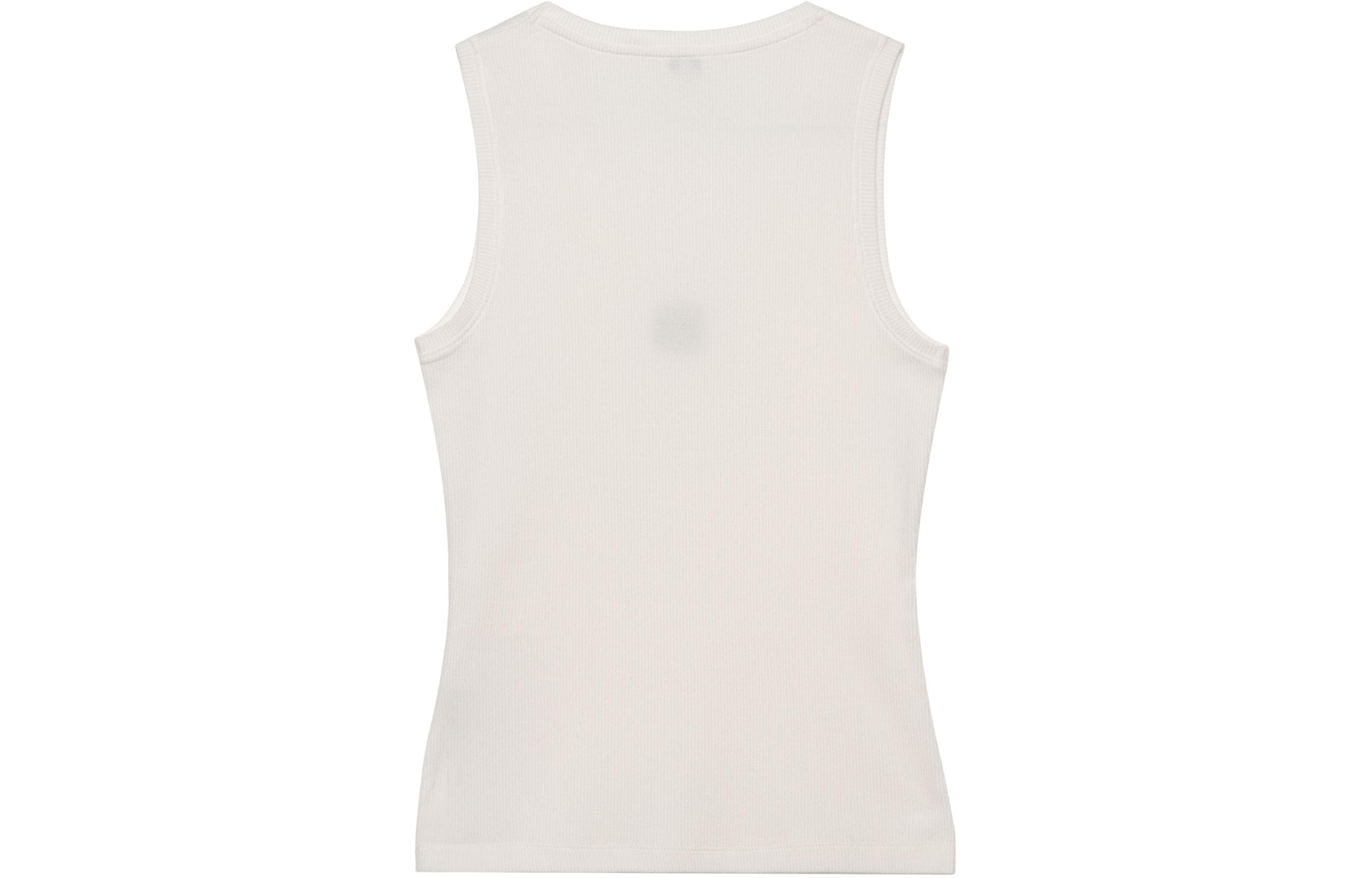 Женская хлопковая майка LOEWE Anagram, белый/черный