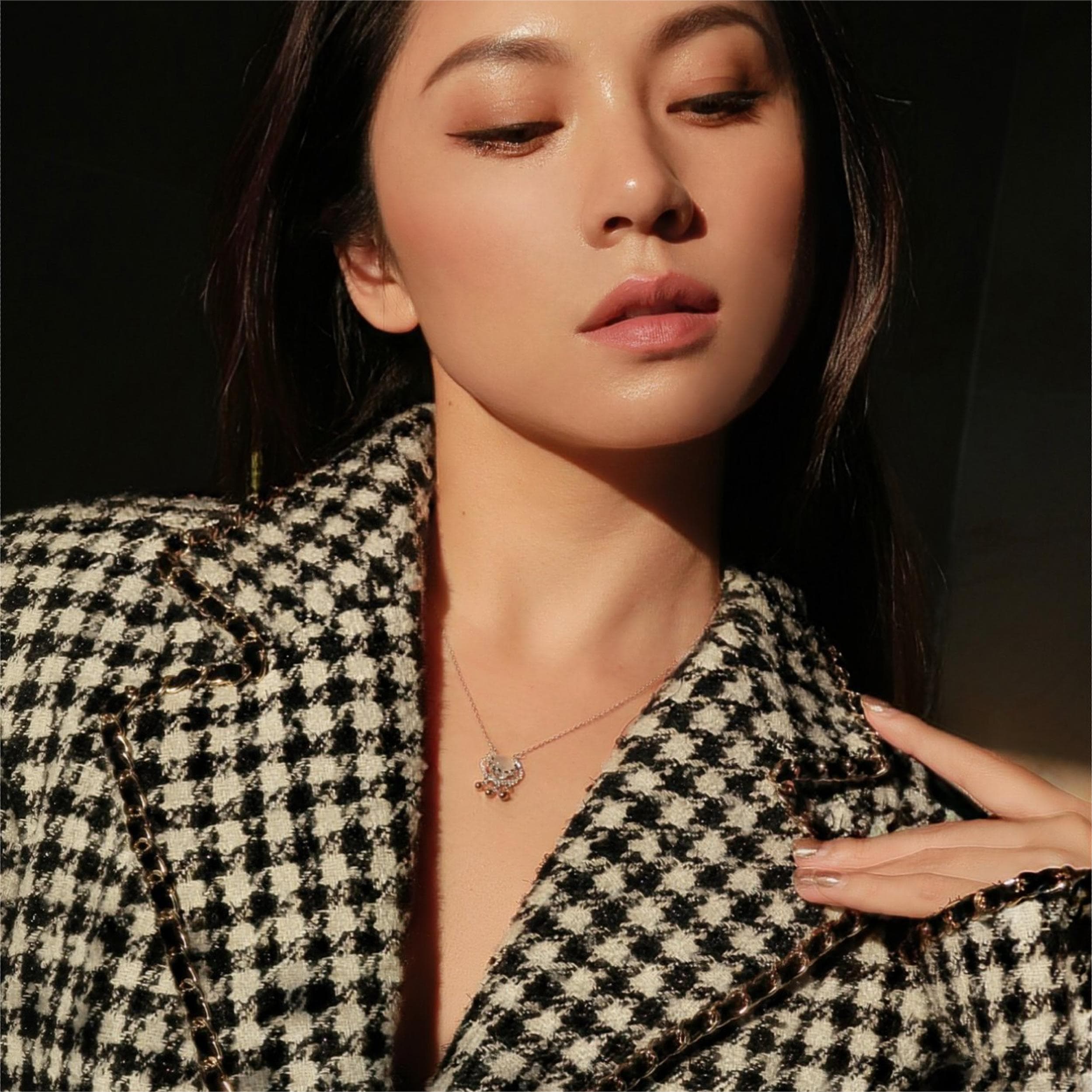 DAP S925 Серебряные ожерелья женские серебряные