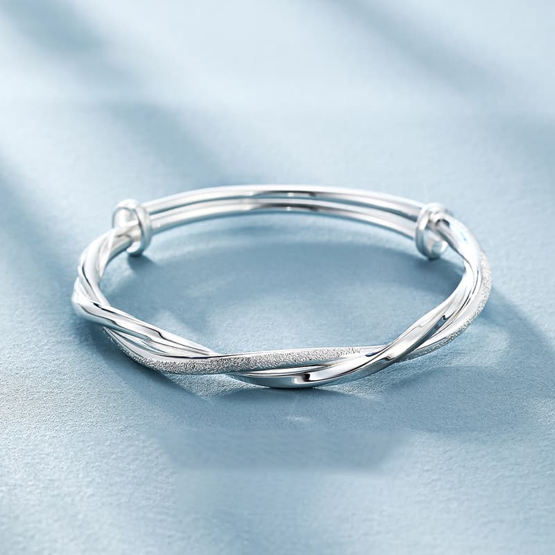 Браслеты из стерлингового серебра 990 пробы VANA женские серебряные белые