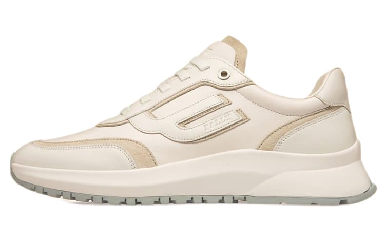 BALLY Demmy Abrasion Resistant Low top Casual Shoes Men's Ecru