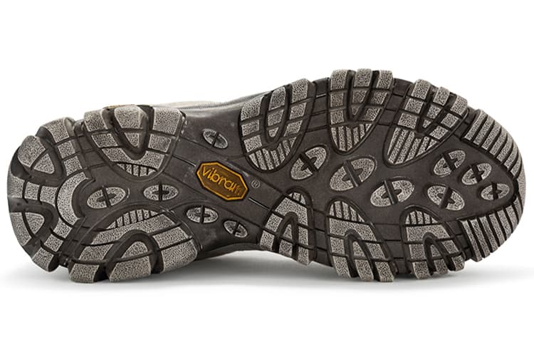 MERRELL MOAB 3 Противоскользящие и износостойкие дышащие трекинговые туфли с низким берцем женские коричнево-серые