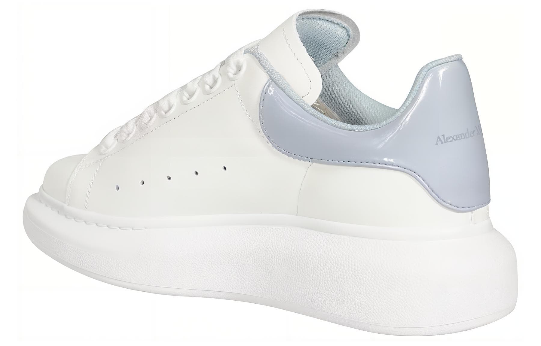 Alexander McQueen Larry Oversize кроссовки, белые, синие, женские