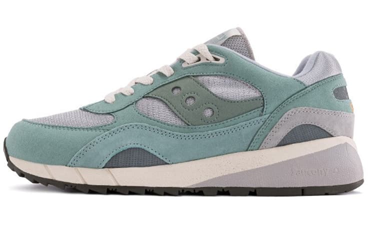 Saucony Shadow 6000 Cushioned Anti-Slip And Wear-Resistant Lightweight Low-Top Casual Running Shoes Unisex Cyan