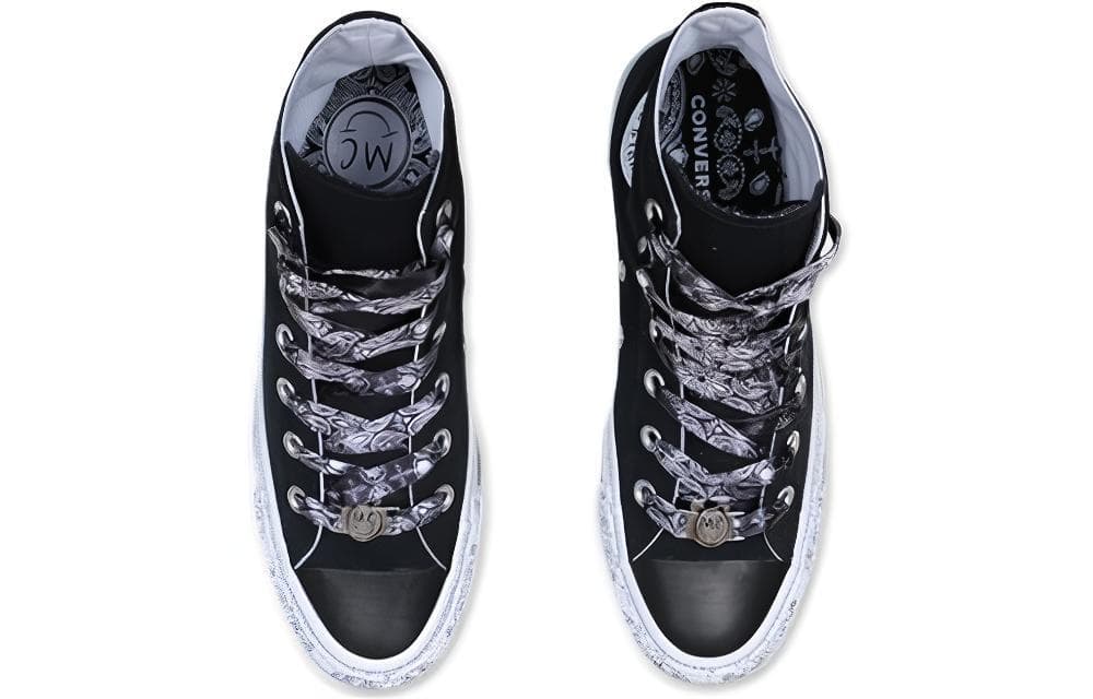 Женские кроссовки Converse Miley Cyrus X Converse Chuck Taylor All Star Hi 'Black'