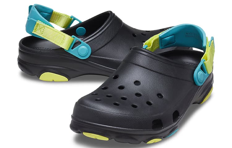 Классические пляжные сандалии унисекс Crocs Clog, черные сандалии