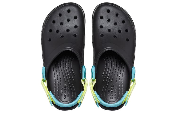 Классические пляжные сандалии унисекс Crocs Clog, черные сандалии