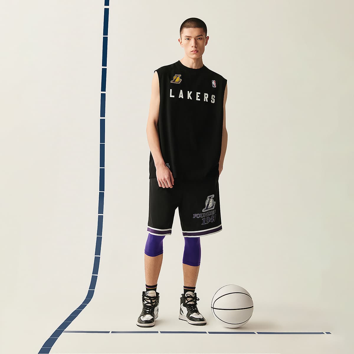 JACK JONES · Майка унисекс Jack&Jones X Lakers Nba