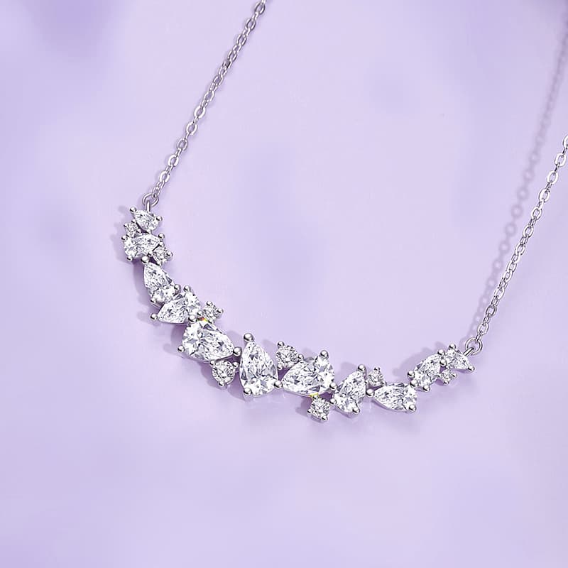 Женские ожерелья FANCI Wisteria Flower Series из стерлингового серебра 925 пробы