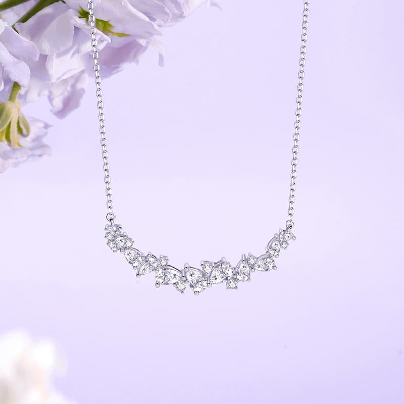 Женские ожерелья FANCI Wisteria Flower Series из стерлингового серебра 925 пробы