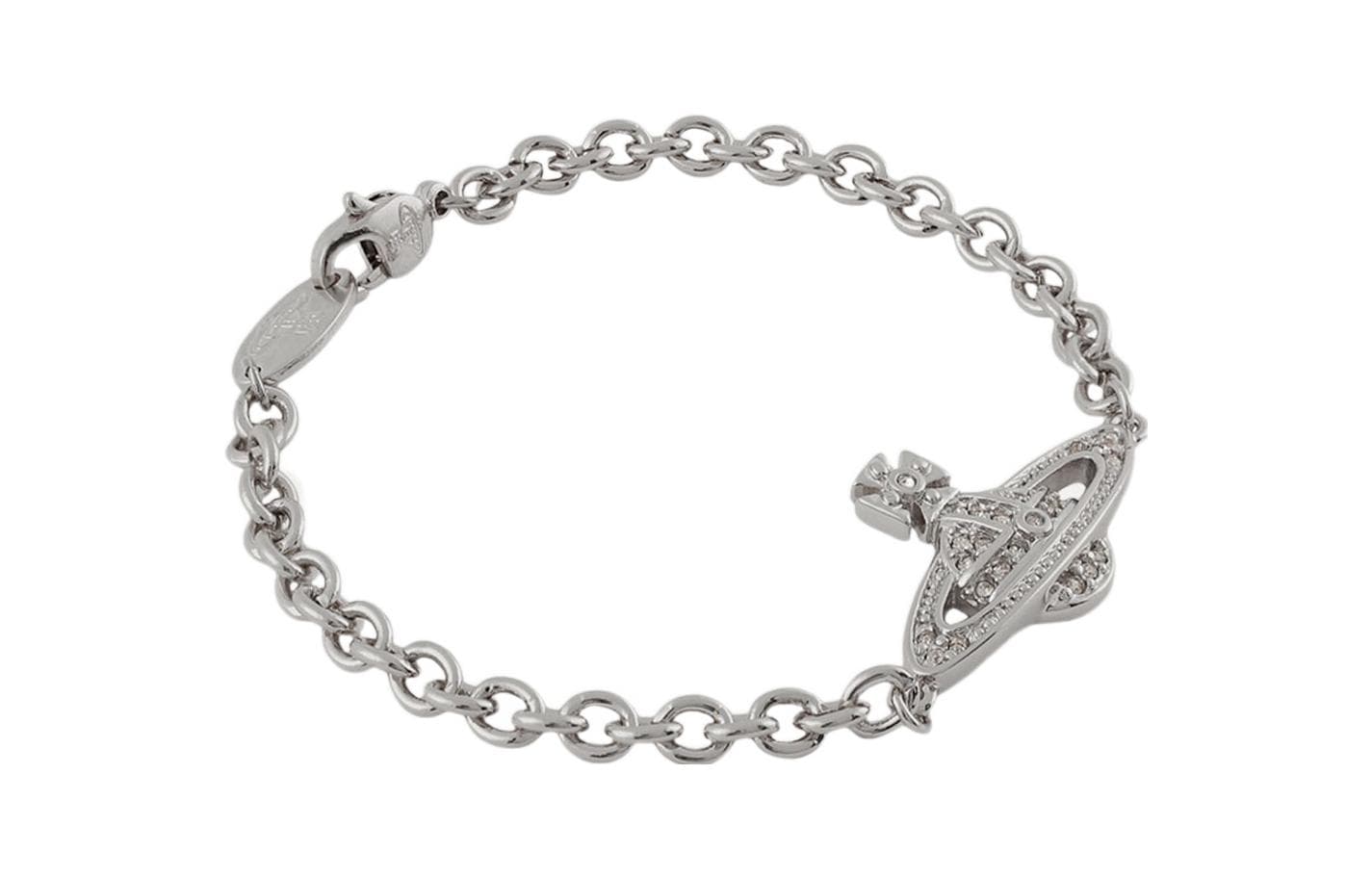 Браслет-цепочка с логотипом Vivienne Westwood в уличном стиле