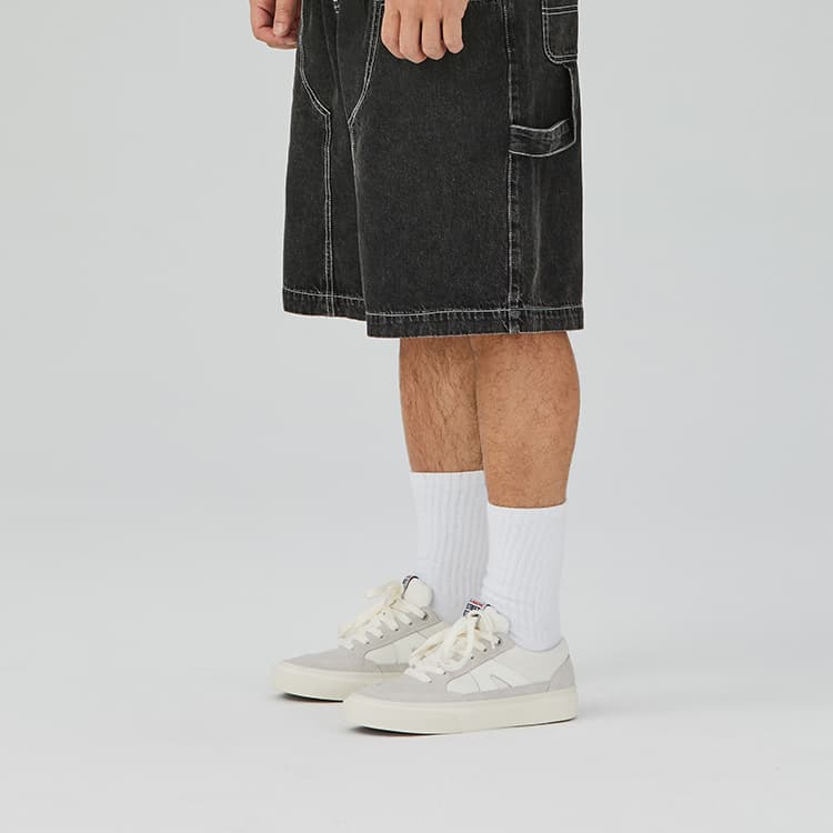 Vision Street Wear Stick Низкие туфли для скейтборда Унисекс Цвет слоновой кости Белый