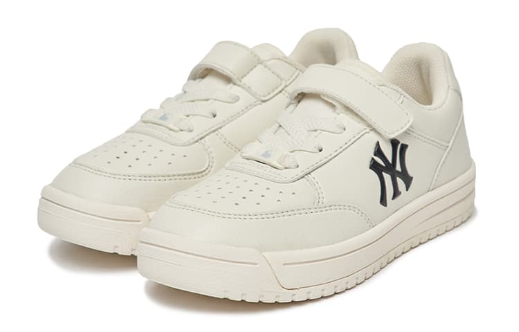 Детские дышащие низкие кеды MLB для скейтбординга Бежевый Детские